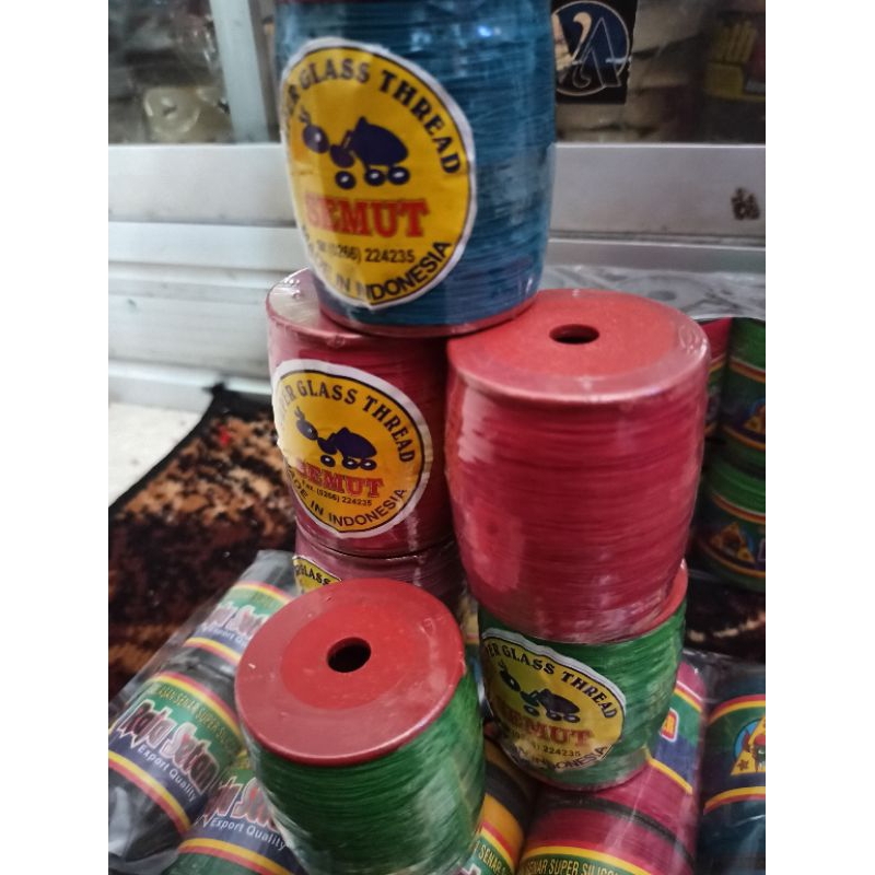 Benang Layangan Senar Glass Cap Semut