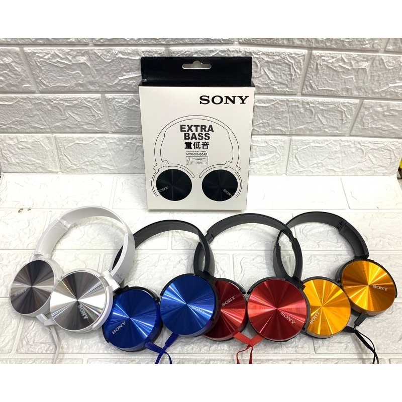 Handfree Headphone Headset Earphone Bando Sony Extra Bass Kabel XB450/PPT450 Extra Bass Universal