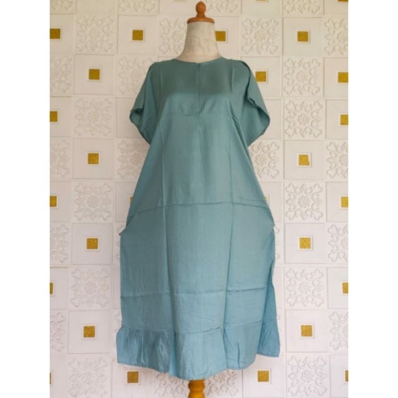 paket 3pcs daster busui ruffle warna bisa pilih(warna tulis di catatan)