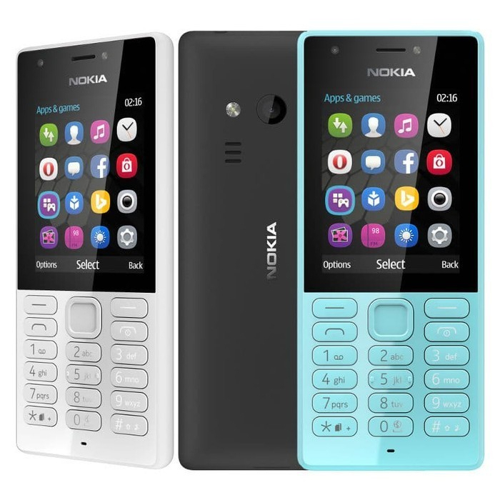 Handphone nokia 216 BARU GARANSI DISTRIBUTOR HP HITAM