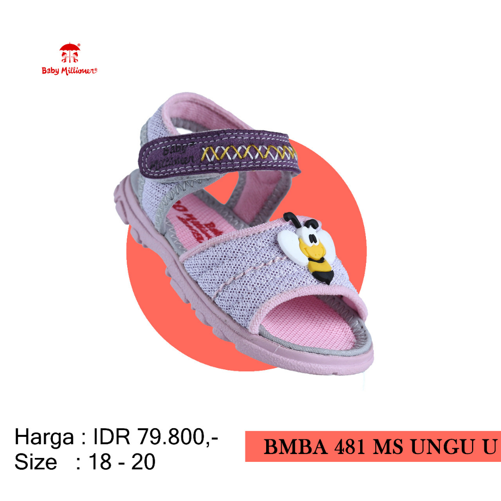 Sepatu Baby Millioner Anak Perempuan BMBA 481