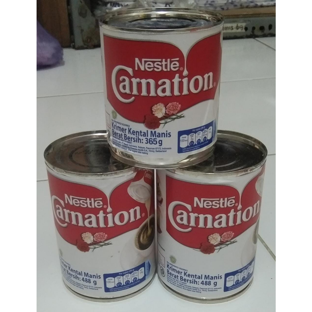 

Susu Carnation Kecil 365 gram, Nestle Krimer Kental Manis, tersedia harga grosir