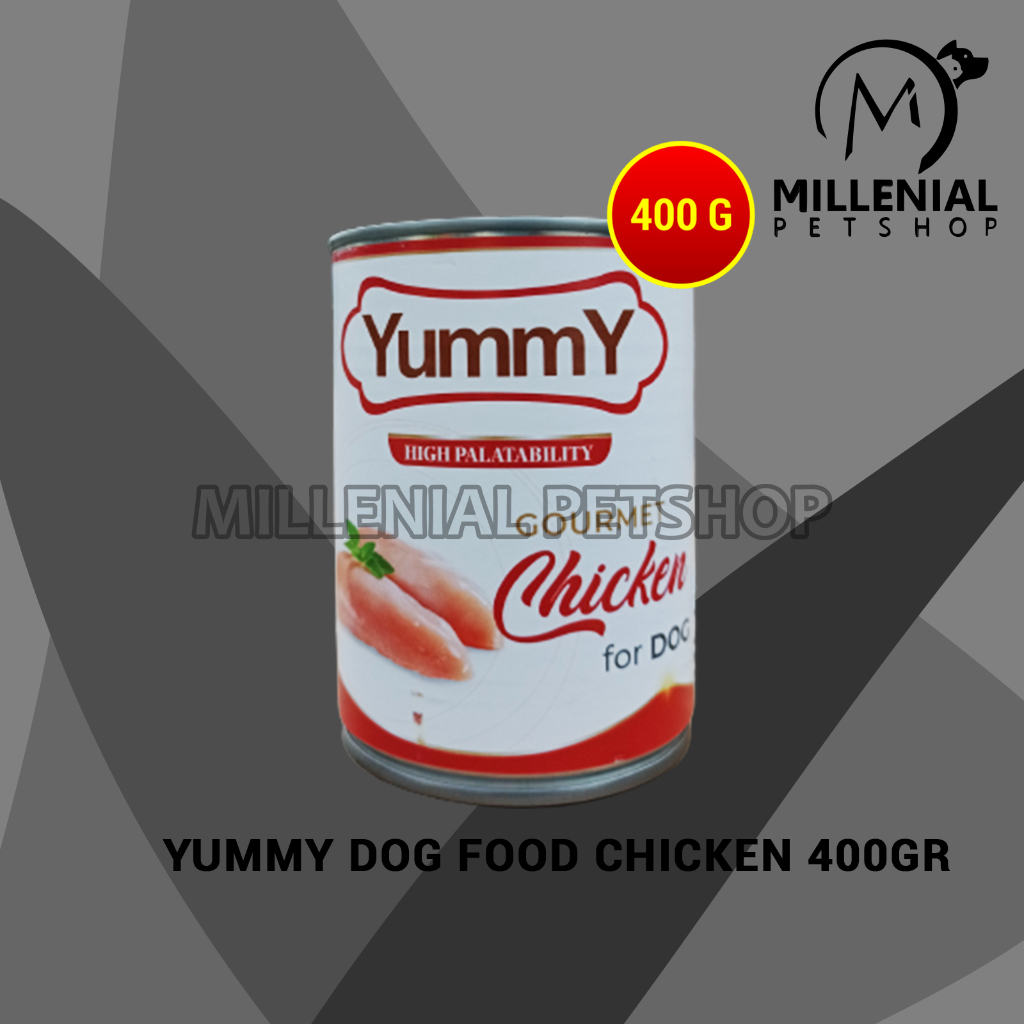 Makanan Basah Anjing Yummy Dog Food Kaleng Can Wet Food 400 Gram