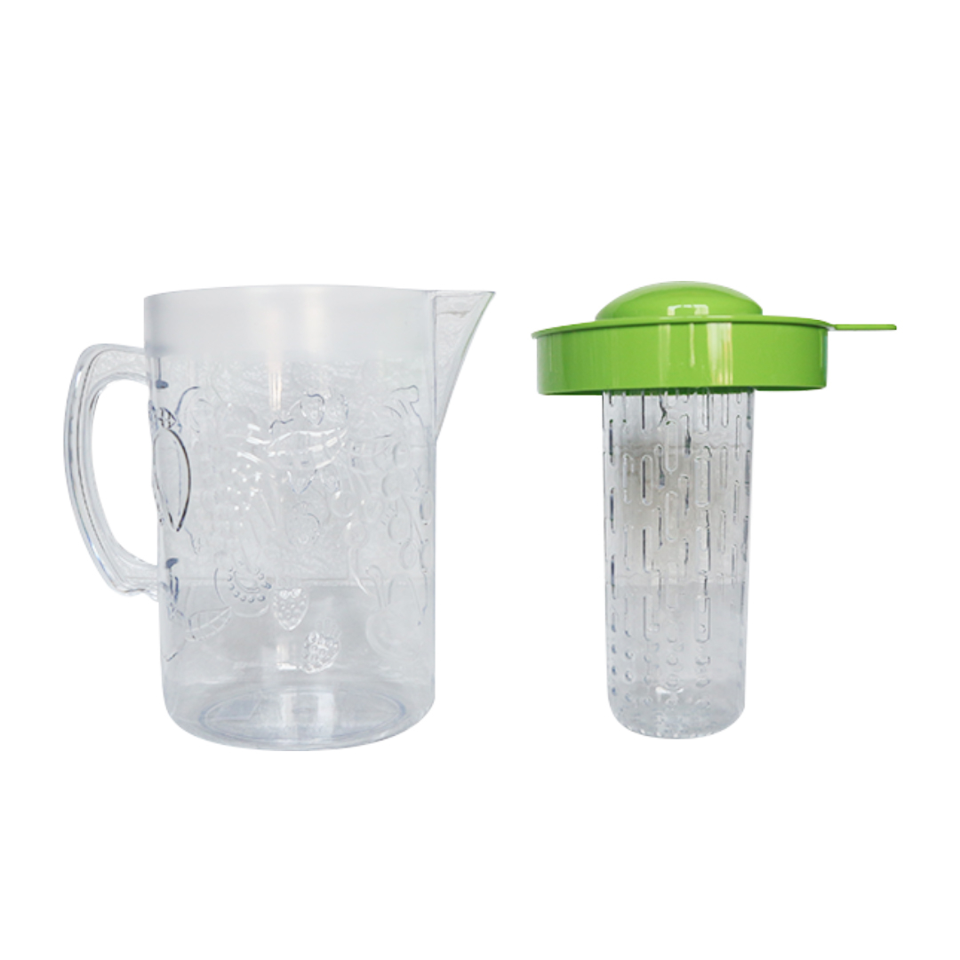 DM - Golden Sunkist Eskan Ceret Teko Pitcher Air Infuser Kristal Akrilik Acrylic Golden Sunkist KAB 3015