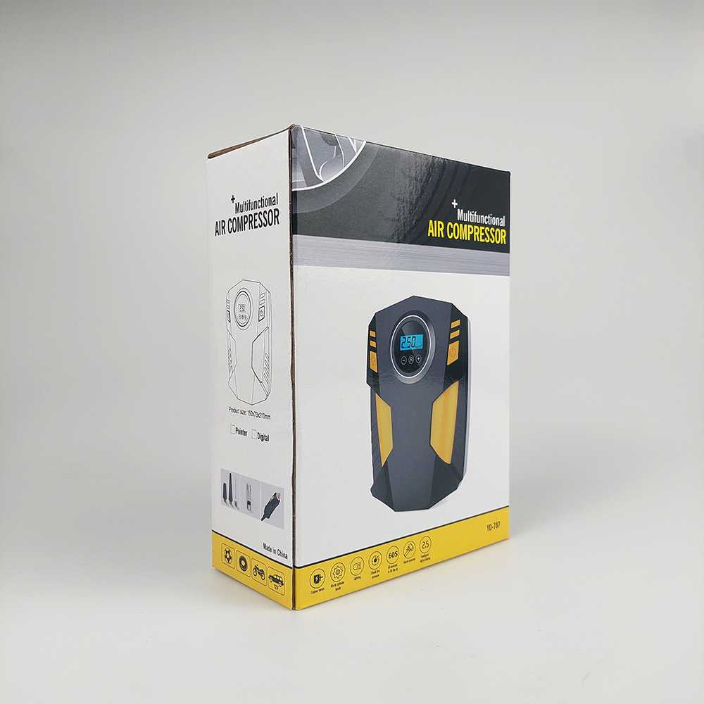 Inflator Pompa Angin Ban Mobil Elektrik LCD Display Pompa Multifungsi Memompa Mengempeskan Ban Berkualitas
