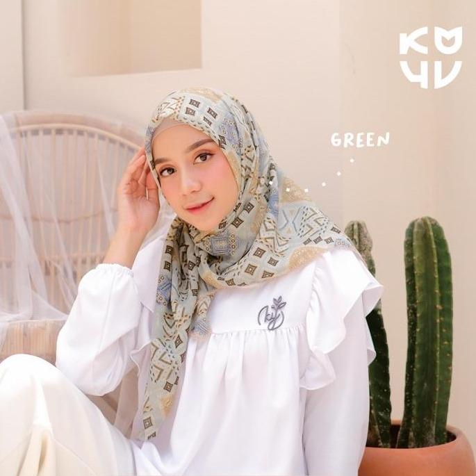 Koyu Hijab Scraft Ethnik Bajo set Best Seller