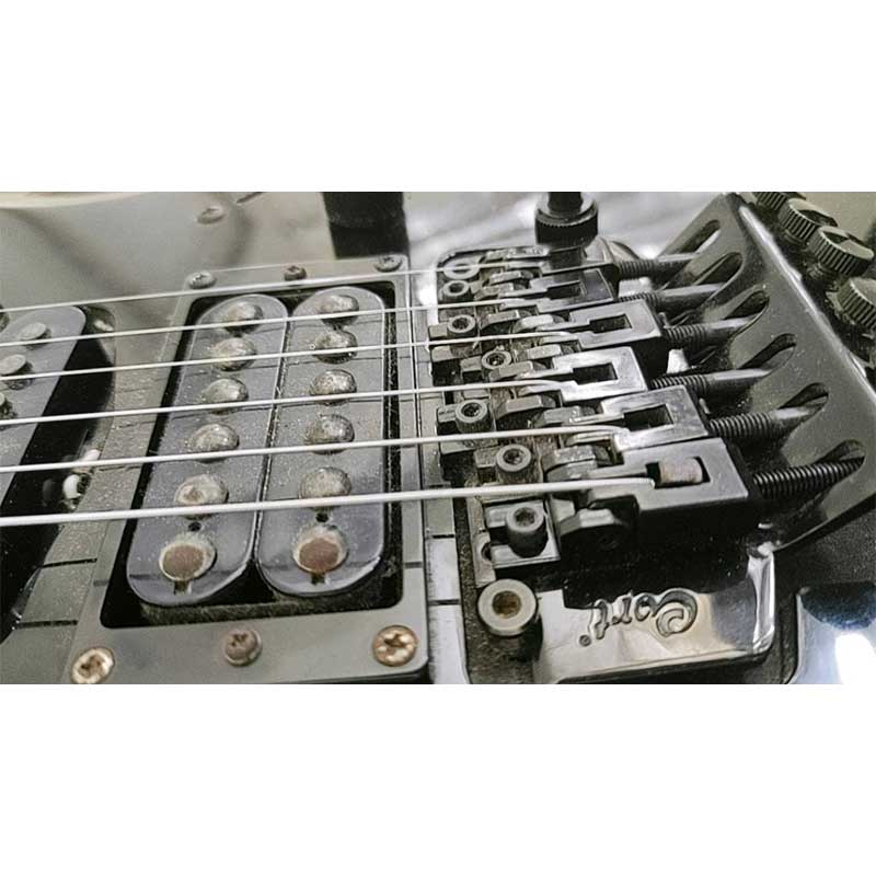 6pcs/Set Saddle Bridge Tremolo Black Silver Updown Floydrose Saddle Bridge Gitar Sadel Bridge Sistem Ganda Untuk Gitar