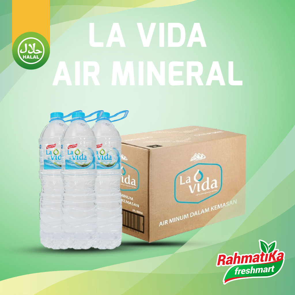 La Vida Air Mineral Botol 1 Dus (12 pcs x 1500 ml)