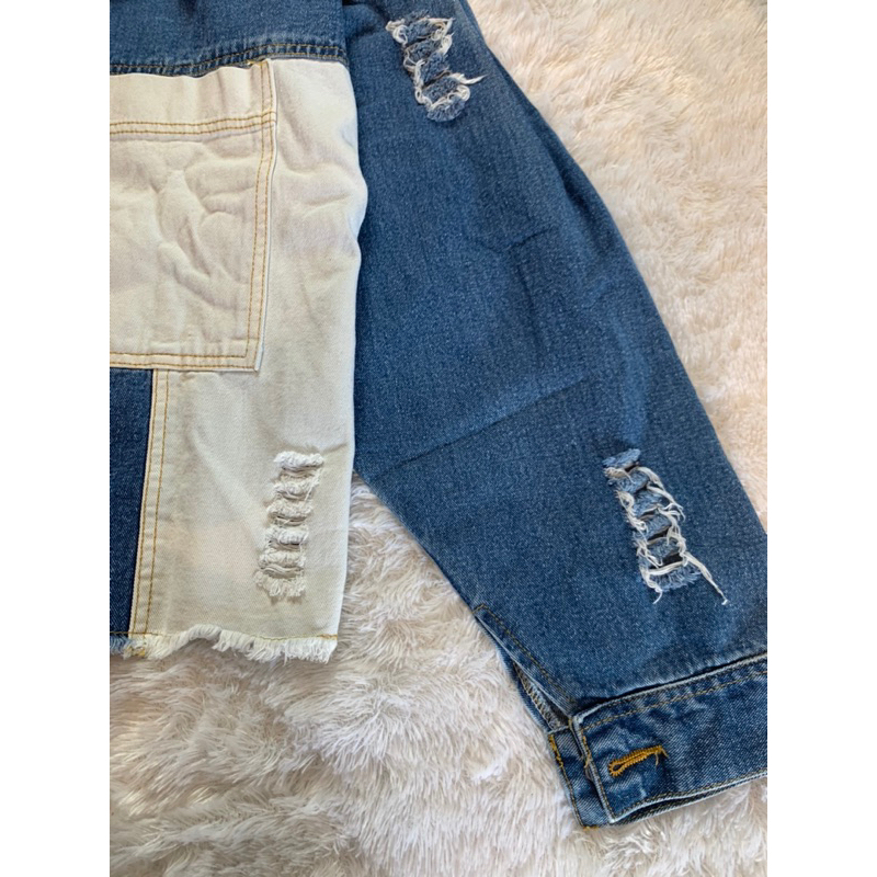 Jacket Jeans Crop Women BYAZ