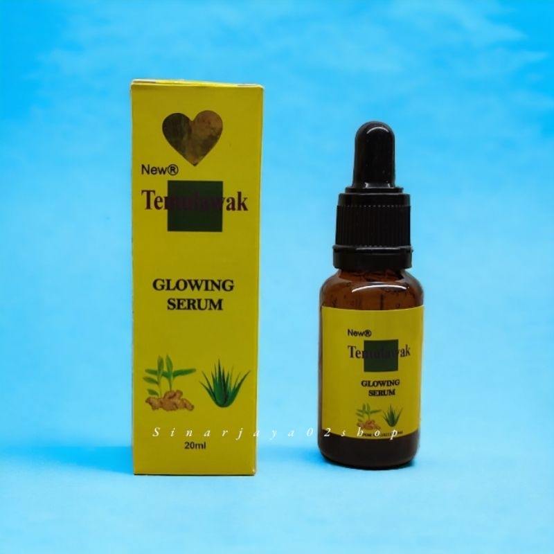 12 Pcs - Serum Temulawak Glowing New Serum Bpom 20ml