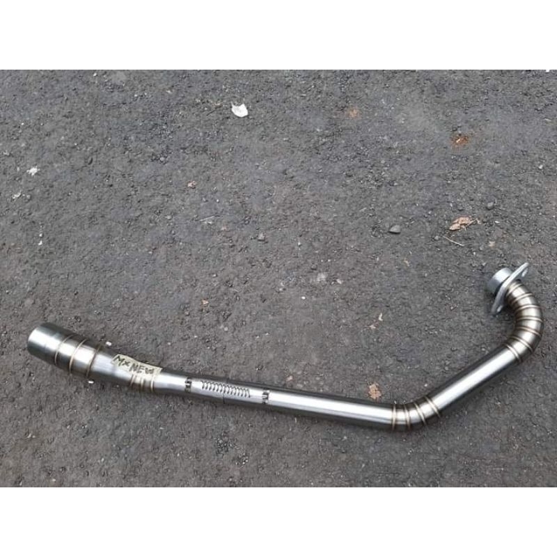 Header/Leheran Knalpot Jupiter Mx 135new/old Mx king 150 Model Step Standar Stainles las fullcacing