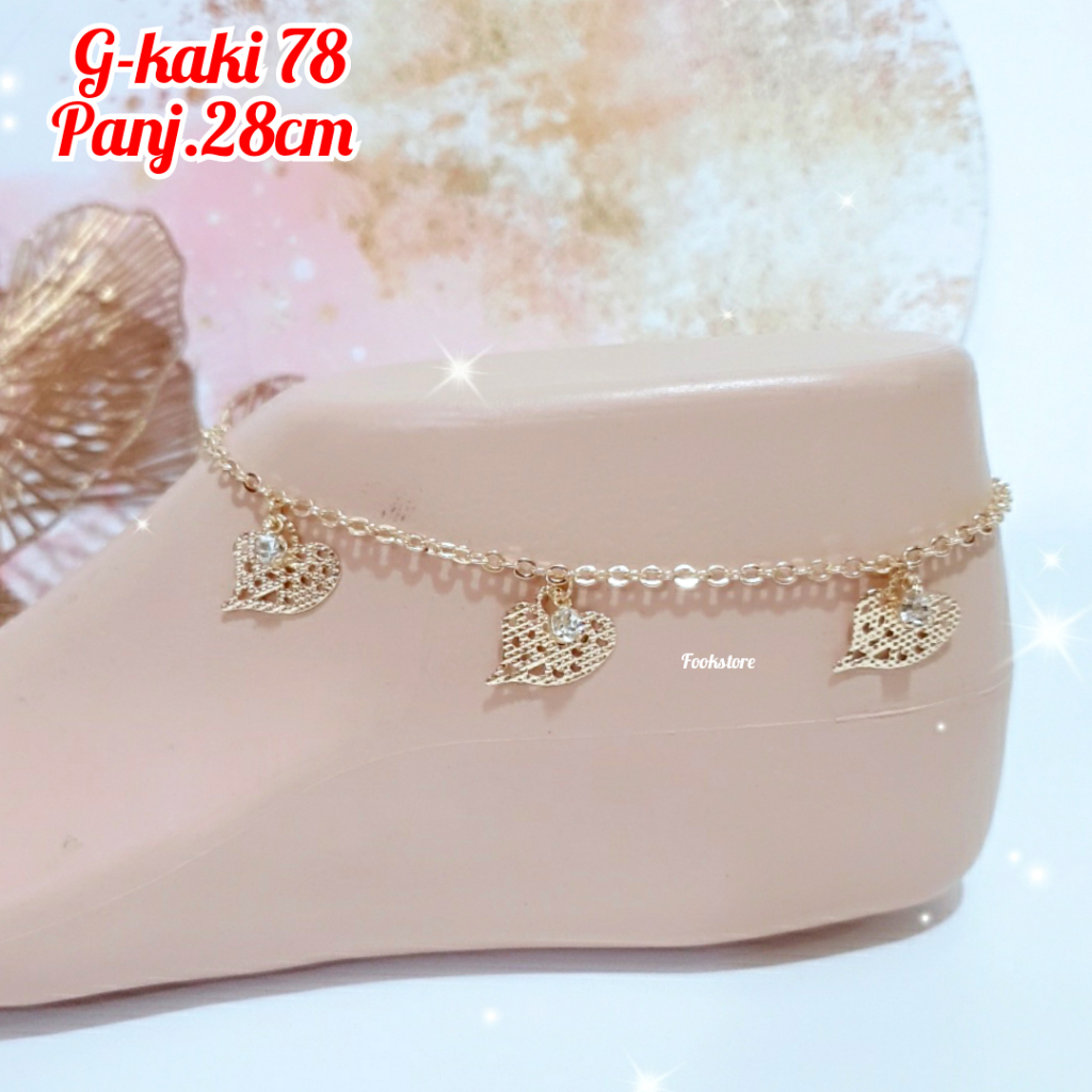 GELANG KAKI DEWASA PERHIASAN FASHION KOREA/G-KAKI 78/G-KAKI 96