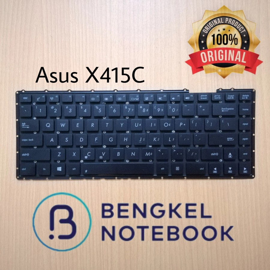Keyboard Asus X415C X451C X455L A45A A456U X453SA X453MA X454L X456 X456U A456 A456U X456UF A456UR K456 K456U K456UR R456 X456UJ Black Kabel Pendek Model Enter Lurus