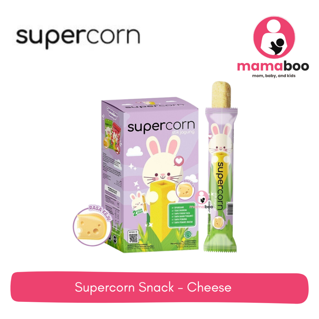 SuperCorn - Stick Jagung Cemilan Anak 12m+