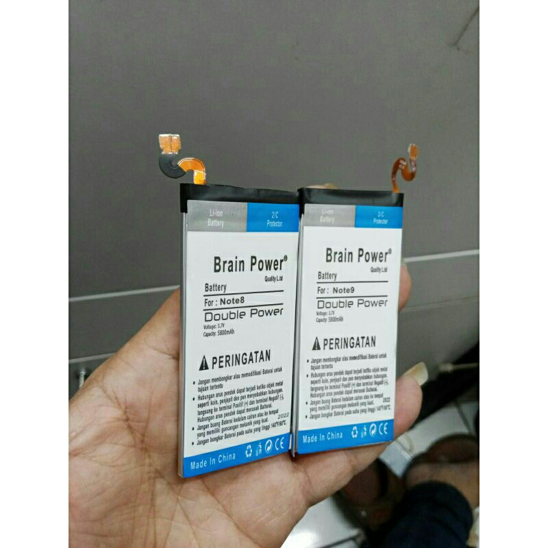 BATERAI SAMSUNG NOTE 8 , NOTE 9 DOUBLE POWER BP.