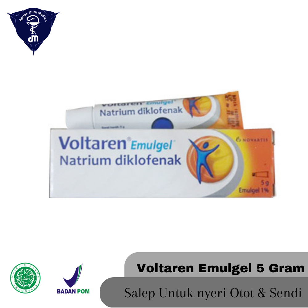 VOLTAREN GEL 5 GR PEREDA NYERI KESELEO SAKIT OTOT NYERI OTOT
