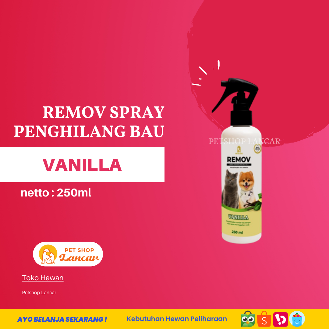 REMOV SPRAY PENGHILANG BAU WANGI VANILLA