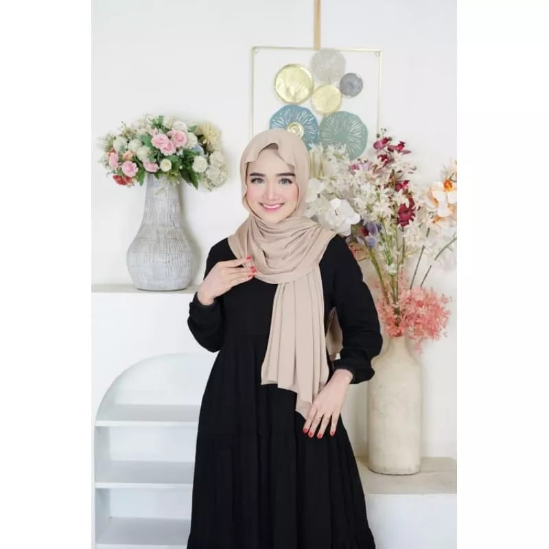 NEW / PASHMINA INSTAN KAOS JERSEY DEWASA 180X60 cm. /JILBAB INSTAN / KERUDUNG INSTAN /