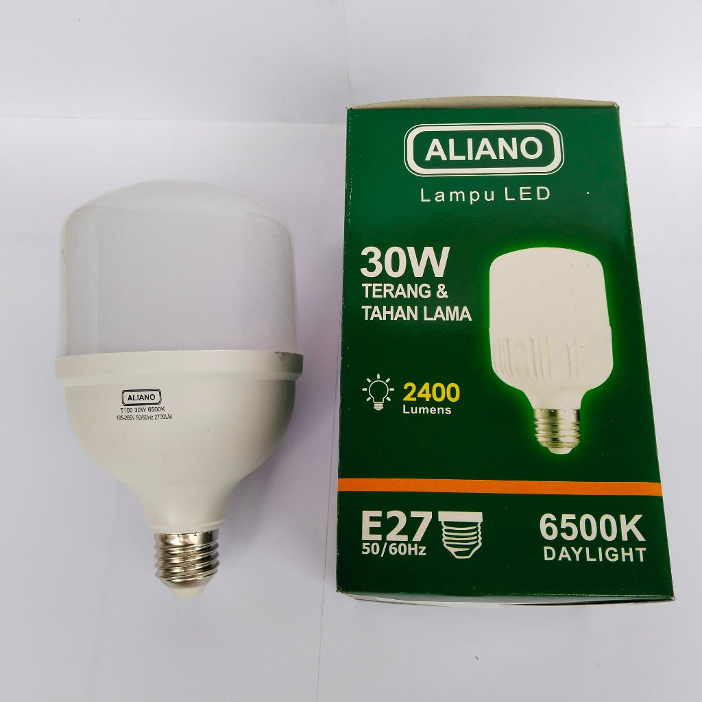 Lampu LED Aliano 30 watt Bohlam LED Rumah 30W Cahaya Putih Terang Murah Bagus