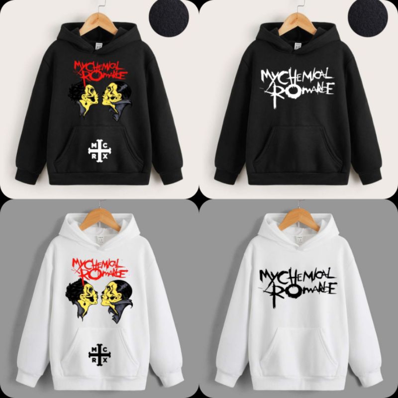 Hoodie My Chemical Romance MCR Bahan Fleece Premium / Sweater Band MCR My Chemical Romance Cewek Cow