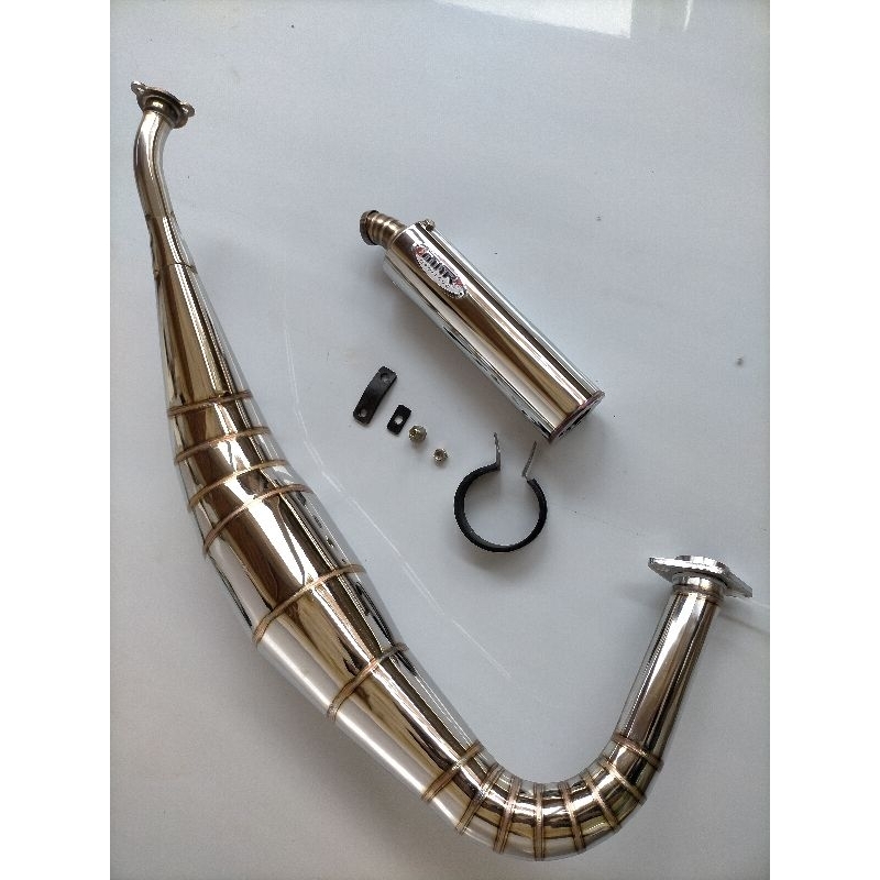 kenalpot kolong rx king. model ninja. pdk