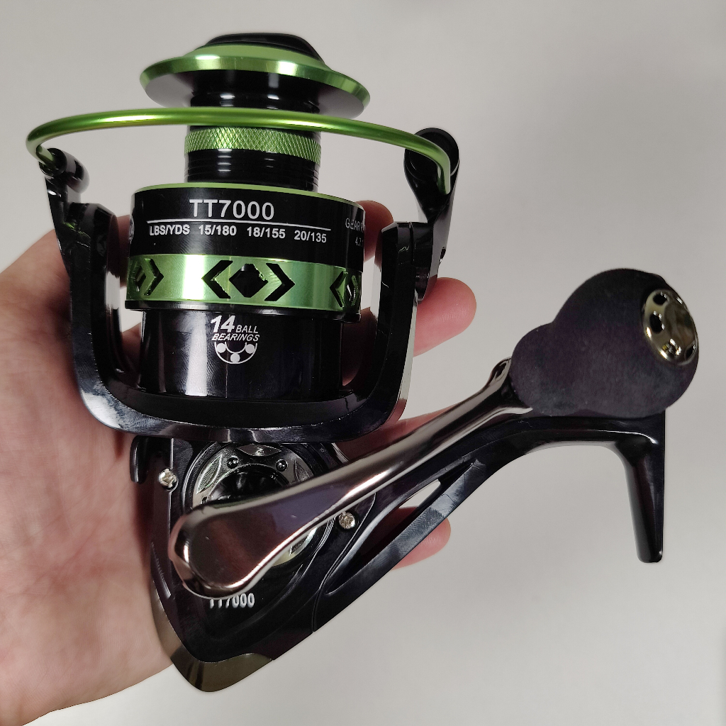 reel pancing 21kg max drag reel murah besi fishing reel murah besi CNC handle