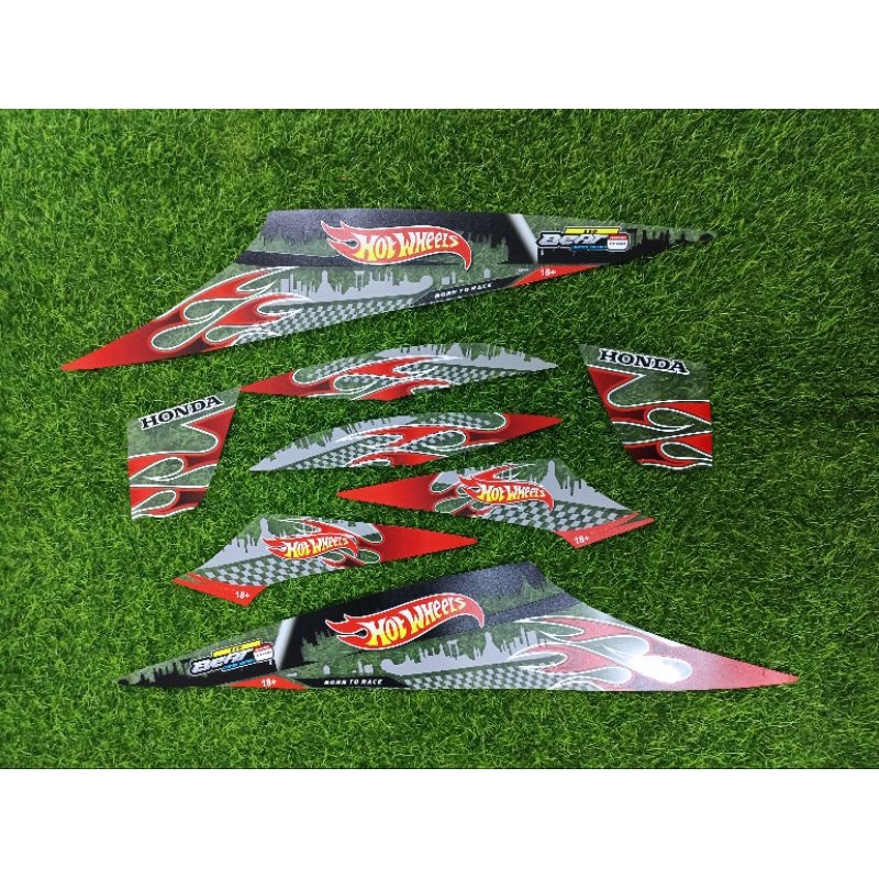 striping sticker transparan beat karbu 2008-2012 custom hotswheels