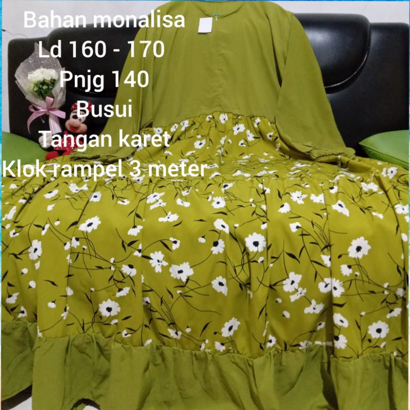 gamis jumbo monalisa