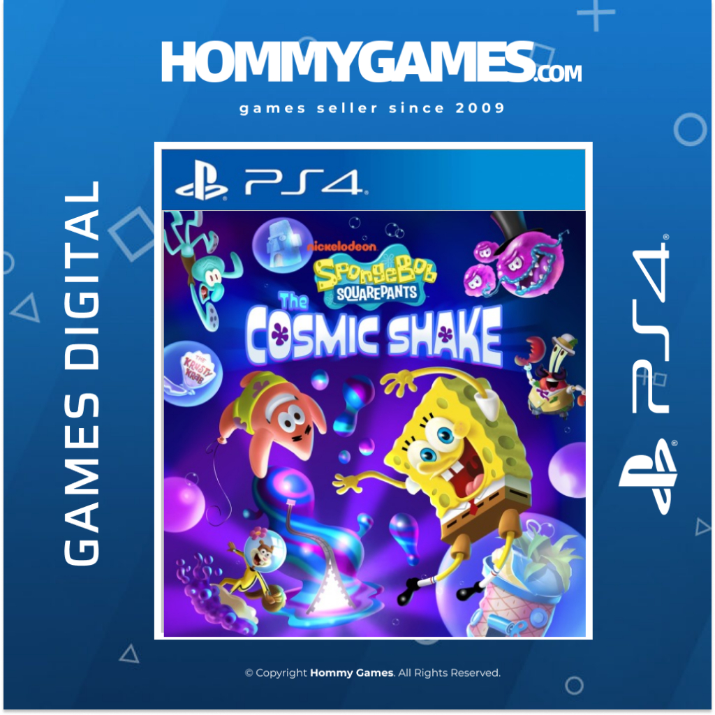 SpongeBob SquarePants The Cosmic Shake PS4 Digital Games