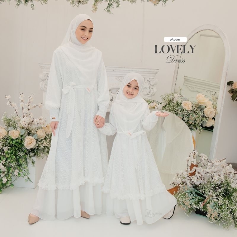 ALKS. SARIMBIT DRESS ANGGUN COUPLE IBU ANAK / LOVELY DRESS COUPLE MOM AND KIDS / BAJU DRESS COUPLE I