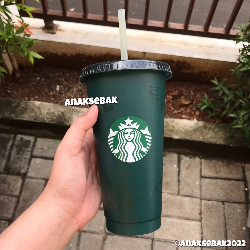 Starbucks Reusable Cold Cup Ever Green 24oz 2021 Edition