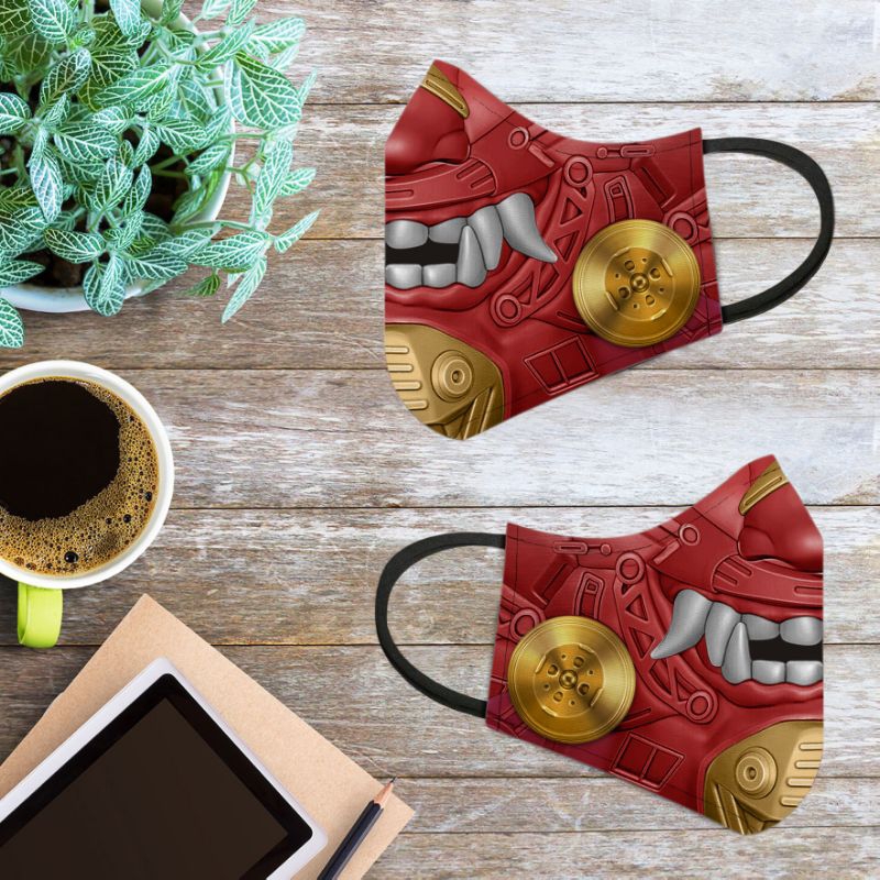 Masker Kain 3ply - Oni Cyborg