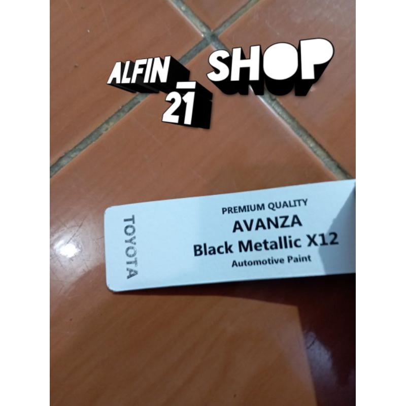 Sm Cat Black Mica x12 Cat Hitam Metallic Original Mobil Avanza/Zenia Toyota Pu 1kg