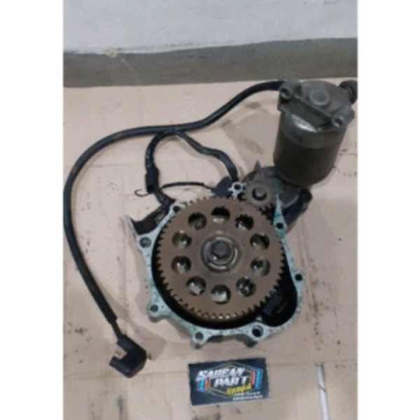 {Bekas} Dobel stater Double stater Tiger revo Tirev Original copotan motor Limited