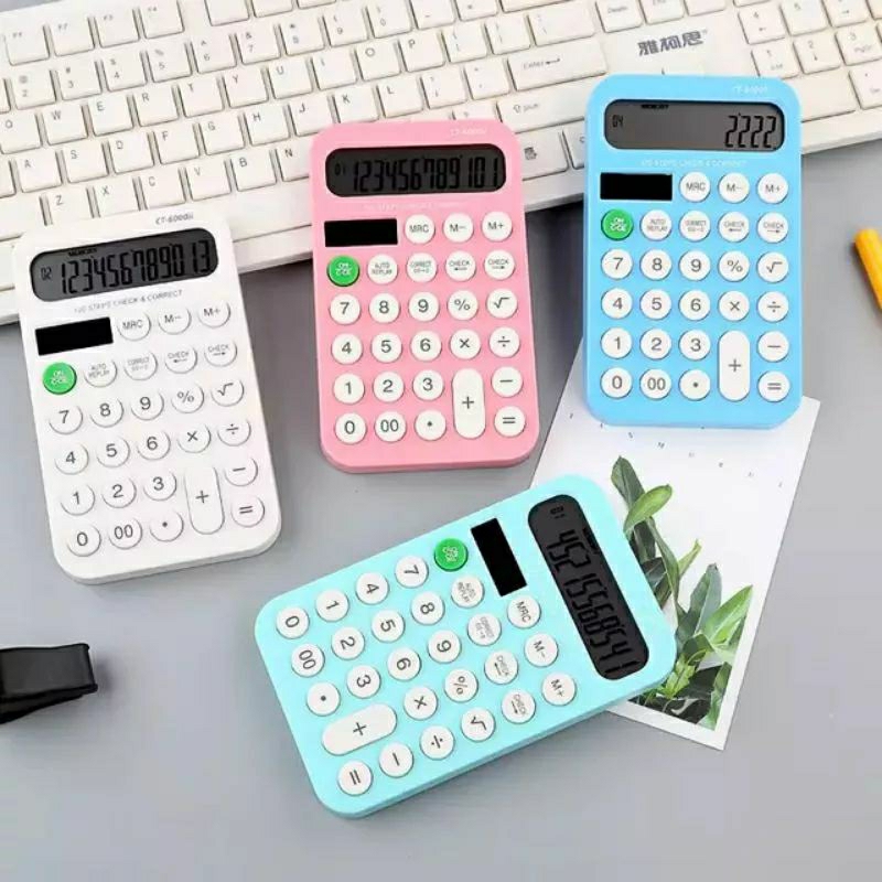 

kalkulator citizen ct-6000ii calculator meja kantor minimalis CT 6000ii 12digit
