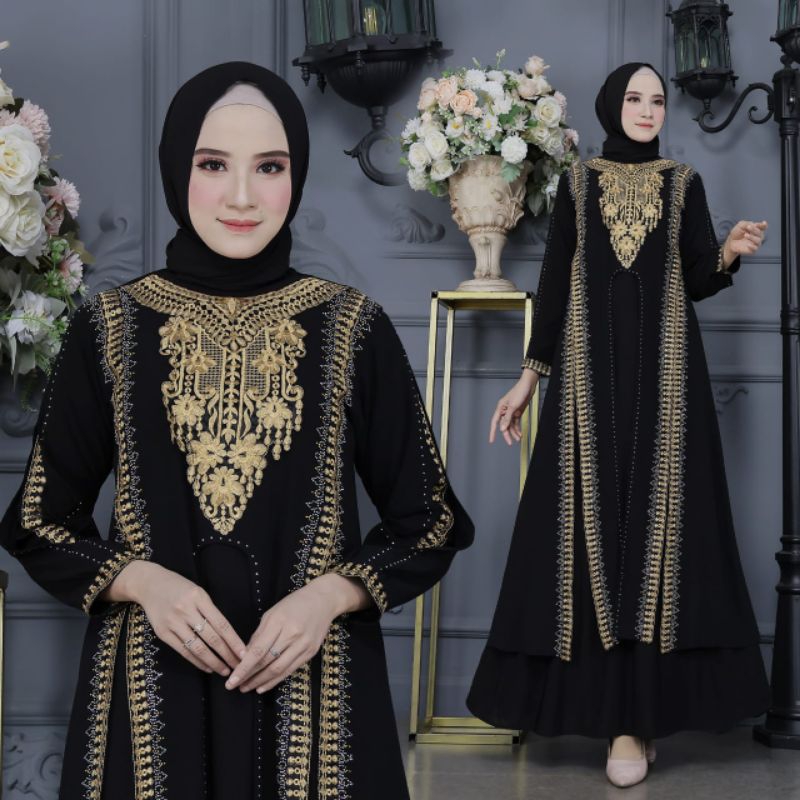 GAMIS ABAYA TURKEY BORDIR CELLINE