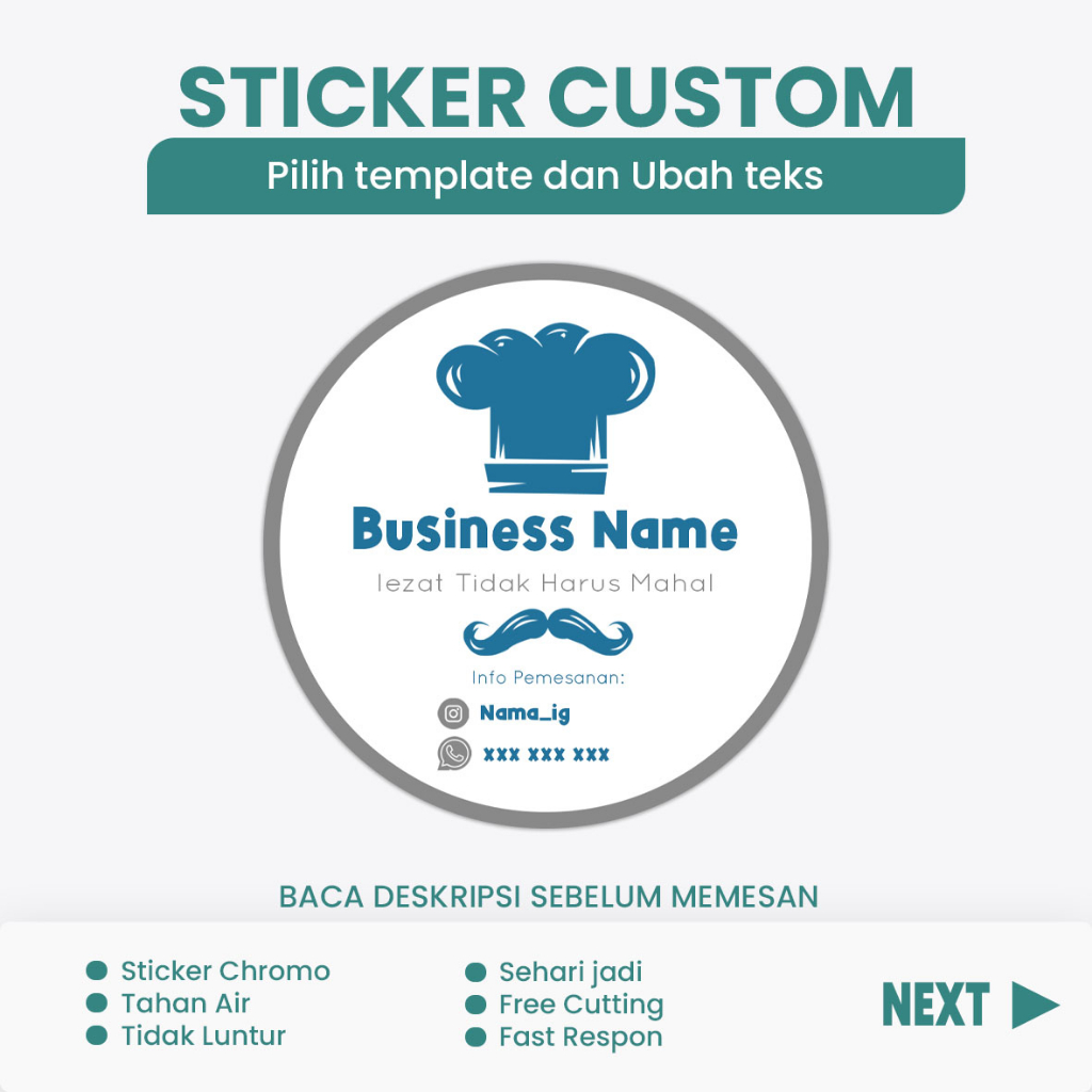 

Cetak Stiker Cromo Custom - Sticker Label Kemasan Produk Makanan Minumann ~ LOGO 1