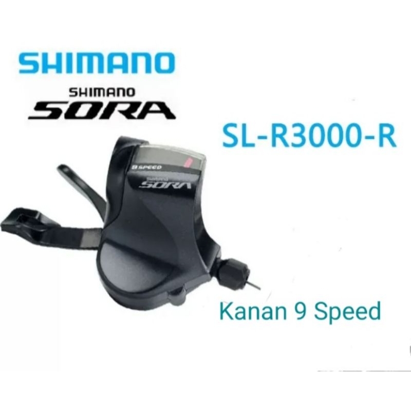 Shifter sora r3000 shimano 9speed shifter flat Roadbike