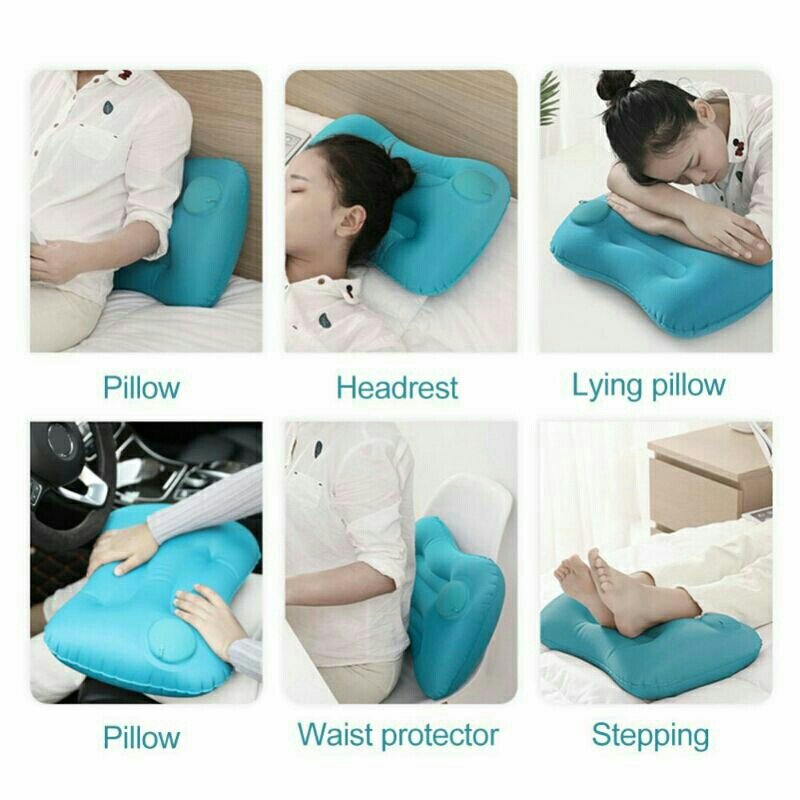 Bantal Angin Inflatable Aeros Pillow F8057 Blue