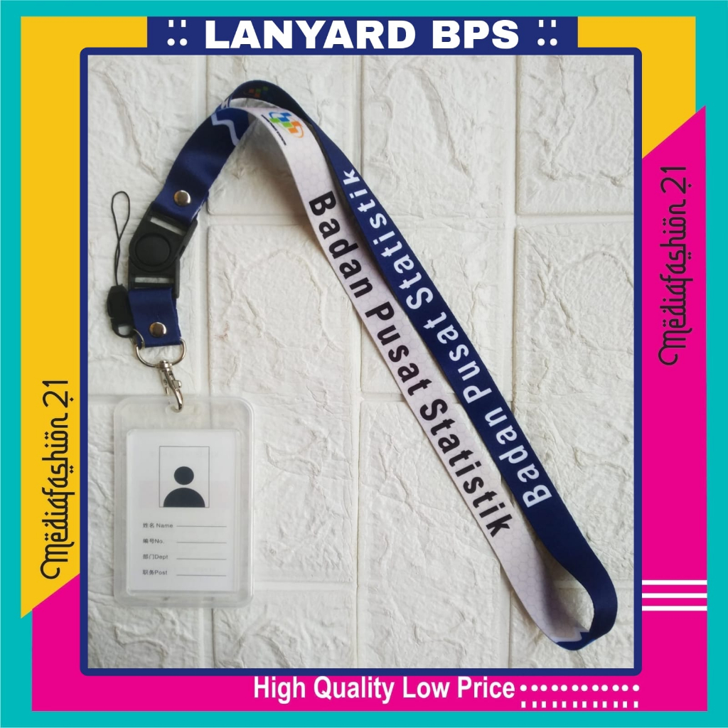 

BADAN PUSAT STATISTIK (BPS) Lanyard Tali Gantungan ID Card Free Strap Gantungan HP/Flashdisk