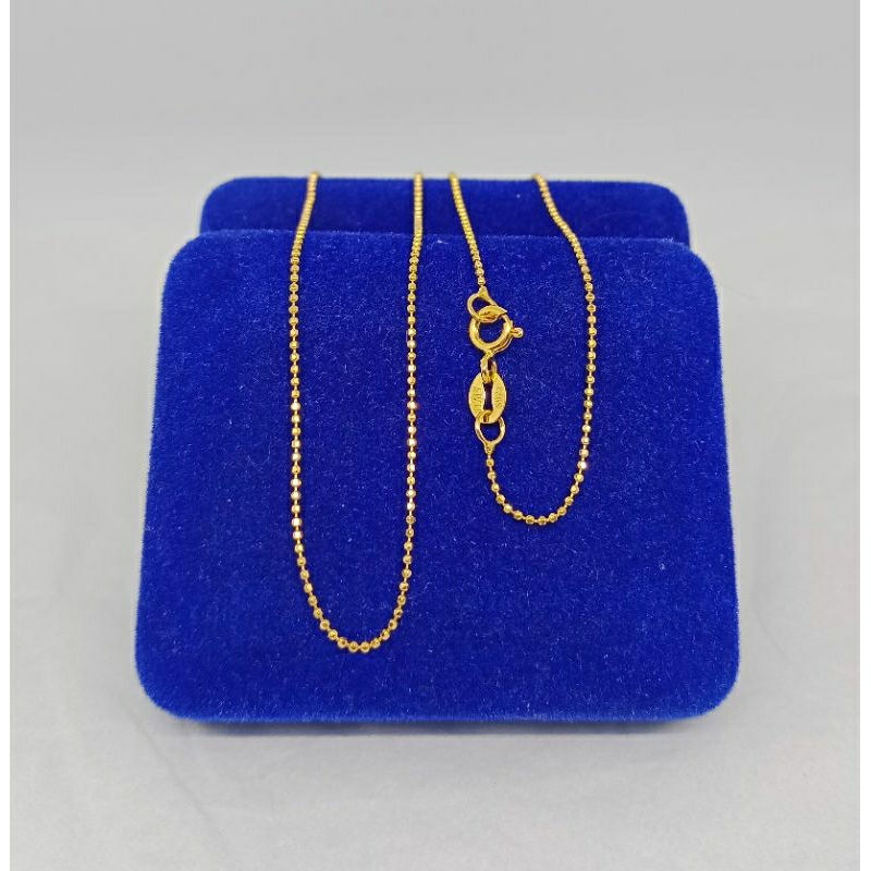 kalung biji lada silver925/kalung perak asli berlapis emas/fashion kalung wanita perak 925