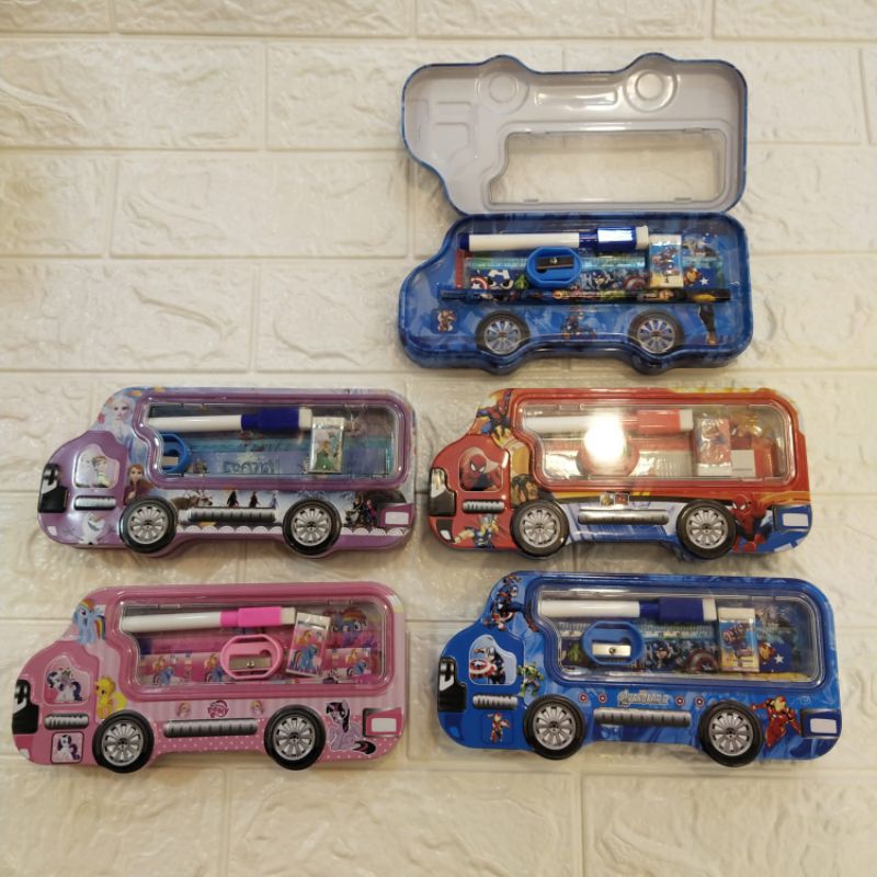 

Kotak Pensil Bentuk Mobil Kotak pensil Kaleng 6in1