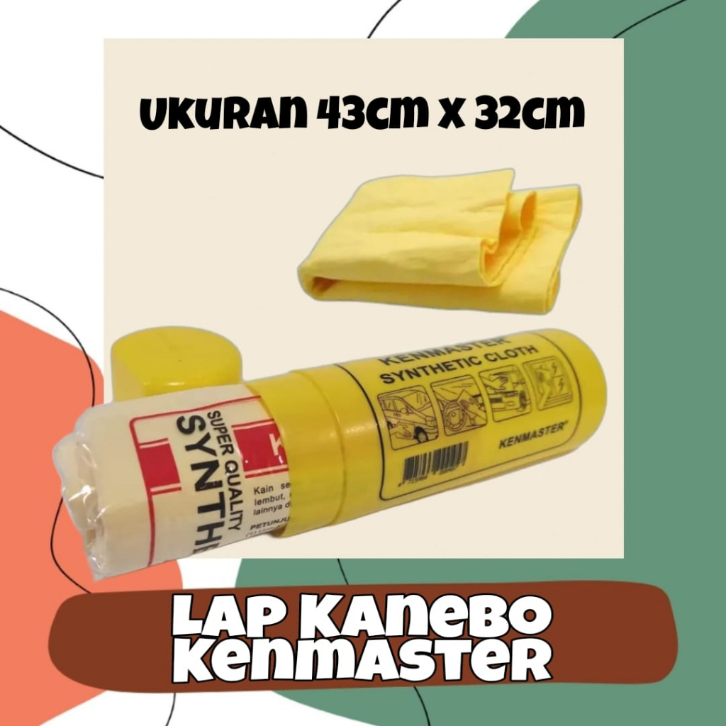Lap Kanebo  Kenmaster Synthetic Cloth Lap Chamois / Lap Kanebo Kenmaster