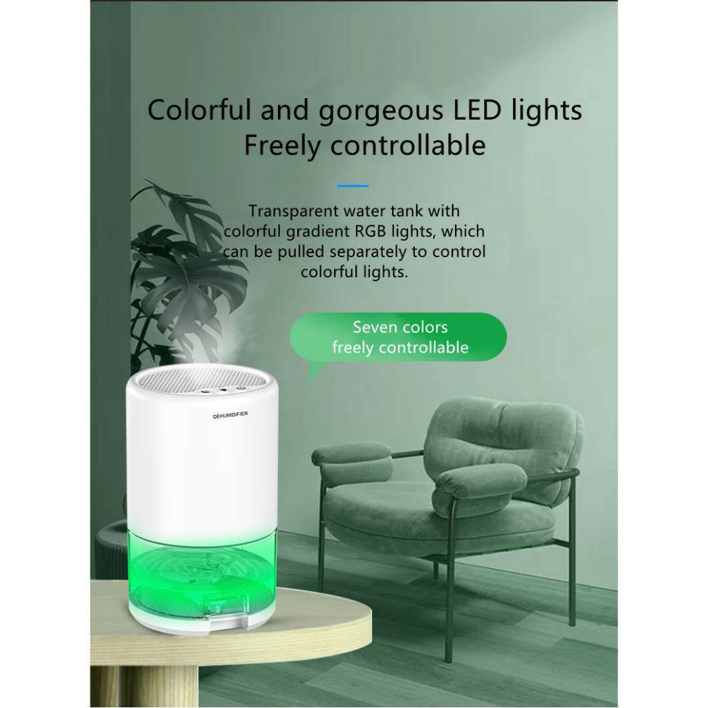 Deleaboa Hitam Dehumidifier Mini Moisture Proof Silent - H2105