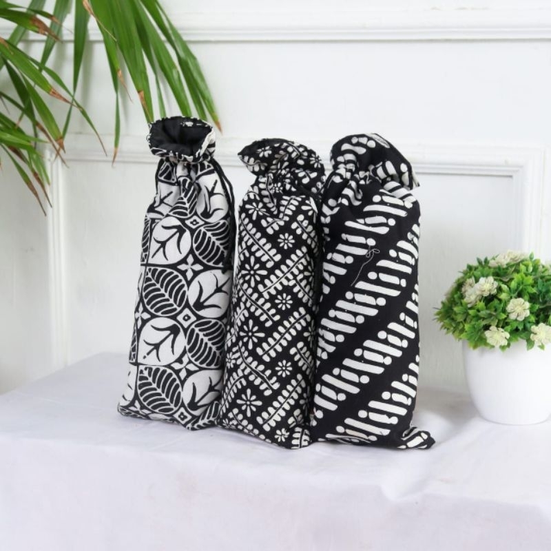 Pouch Tumbler Batik Souvenir Payung Lipat Mini