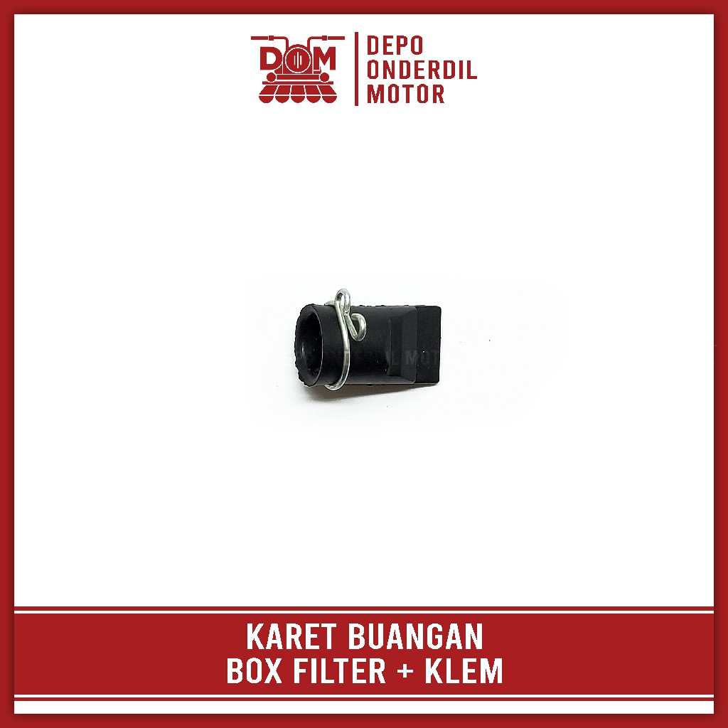 Karet Buangan Box Filter + Klem Beat (PSP) Karet Pembuangan Air Box Filter Udara Honda Vario Scoopy