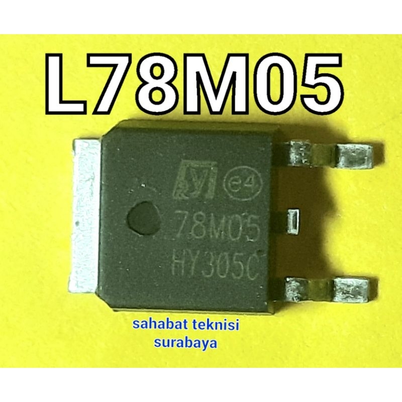 (@6pcs) 78M05CDT ic 78M05 ic 7805 SMD ic positif voltase regulators