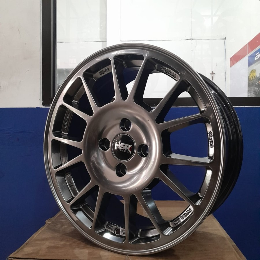 Velg HSR R16 buat Brio, Mobilio, Yaris, Jazz, Ring 16 FE02 rally look - Terima tukar tambah oem/ rac