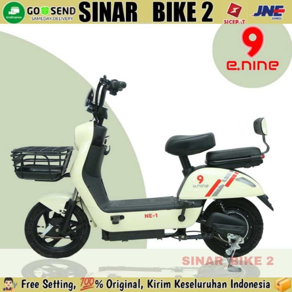 Sepeda Listrik 9 E.Nine Ne-1 500 Watt Electric Bike