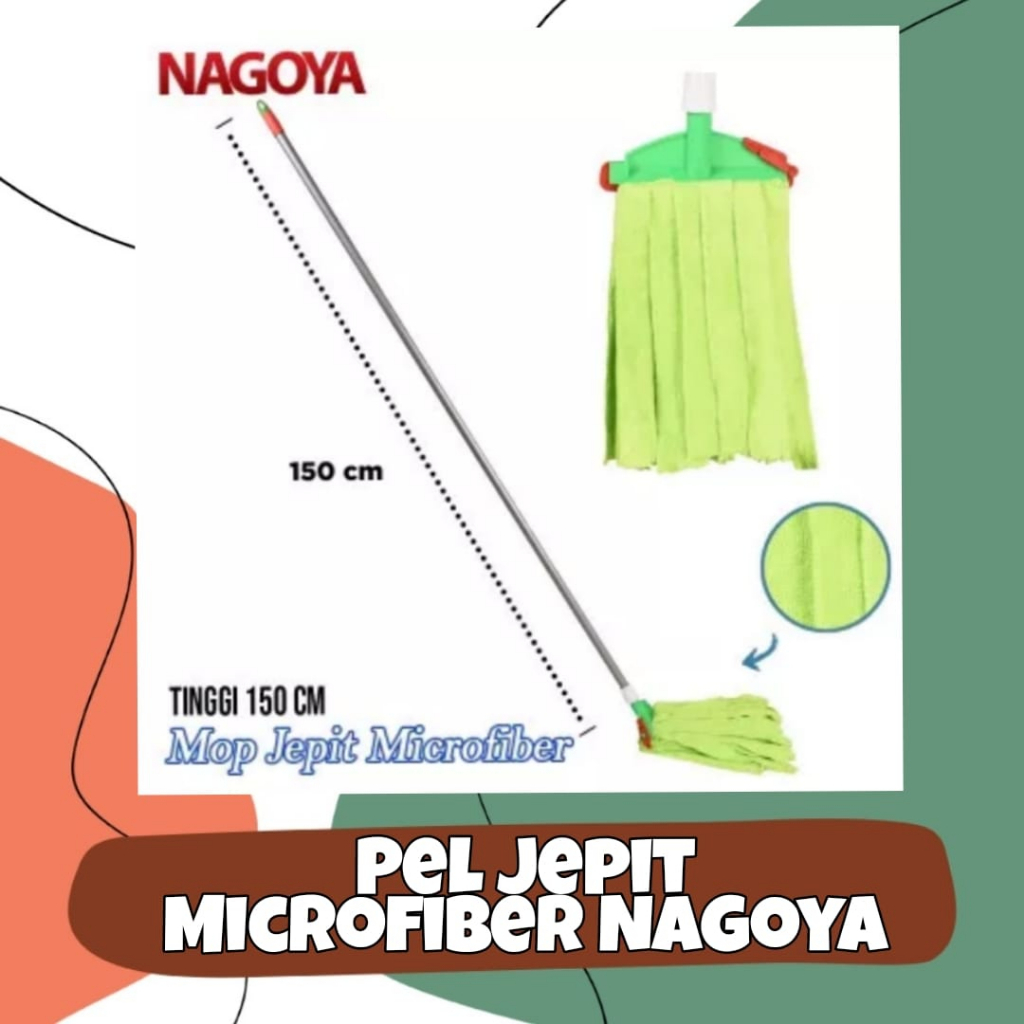 Pel Jepit  Mop Pel Microfiber Nagoya /  Refill Handuk Lantai Pel Jepit Nagoya 717
